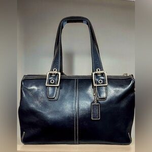 Vintage Coach 9545 Classic Zip Leather Legacy Satchel Bag